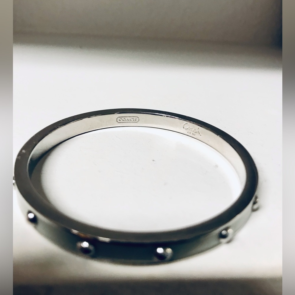 Coach Silver  Bangle - Picture 2 of 4